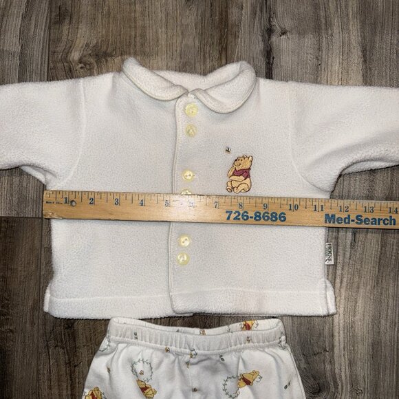 Vintage Winnie The Pooh baby Outfit 2 Piece 0-3 month Disney - Picture 4 of 9
